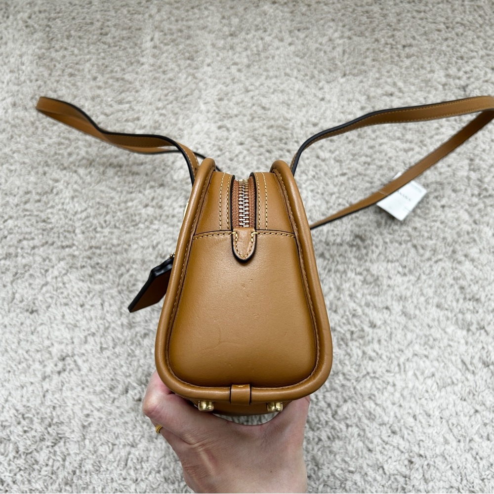 NWT Coach Swing Zip Bag in Honey Brown, New with Tag, $395 - Picture 5 of 10